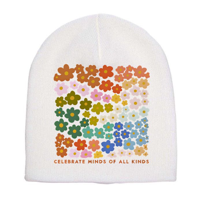 Autism Inclusive Education Celebrate Mind Of All Kind Short Acrylic Beanie