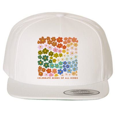 Autism Inclusive Education Celebrate Mind Of All Kind Wool Snapback Cap