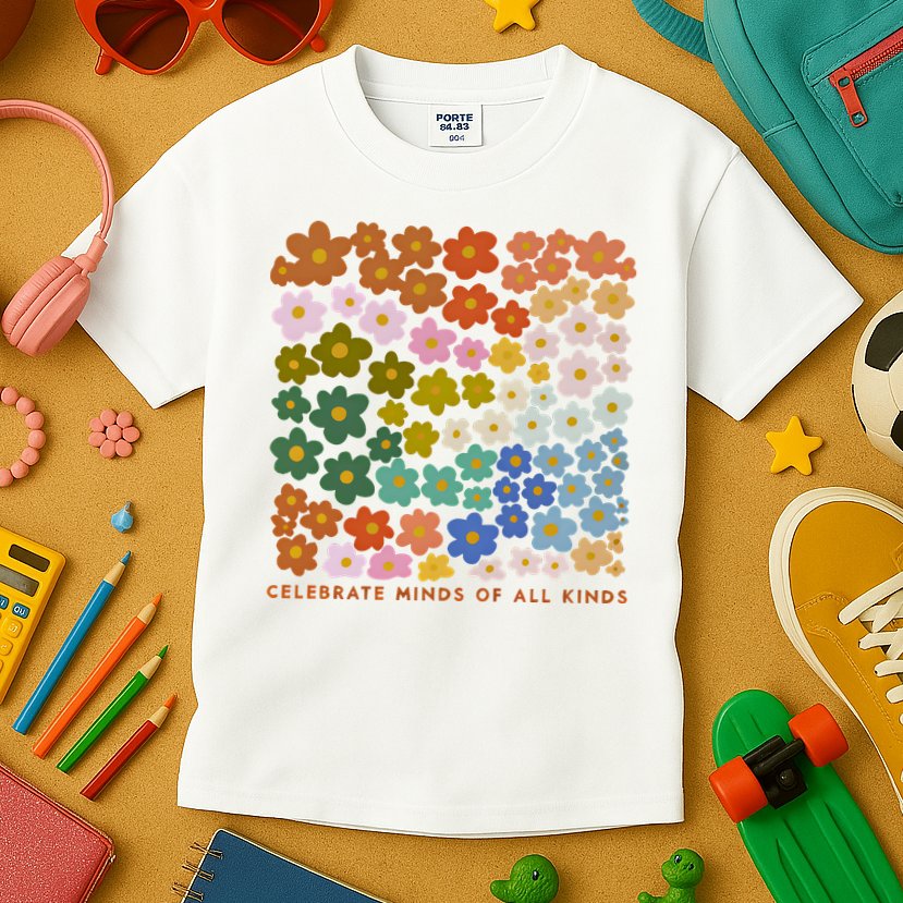 Autism Inclusive Education Celebrate Mind Of All Kind Kids T-Shirt