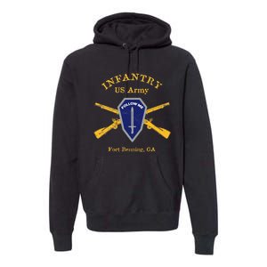 Army Infantry Fort Benning GA Premium Hoodie