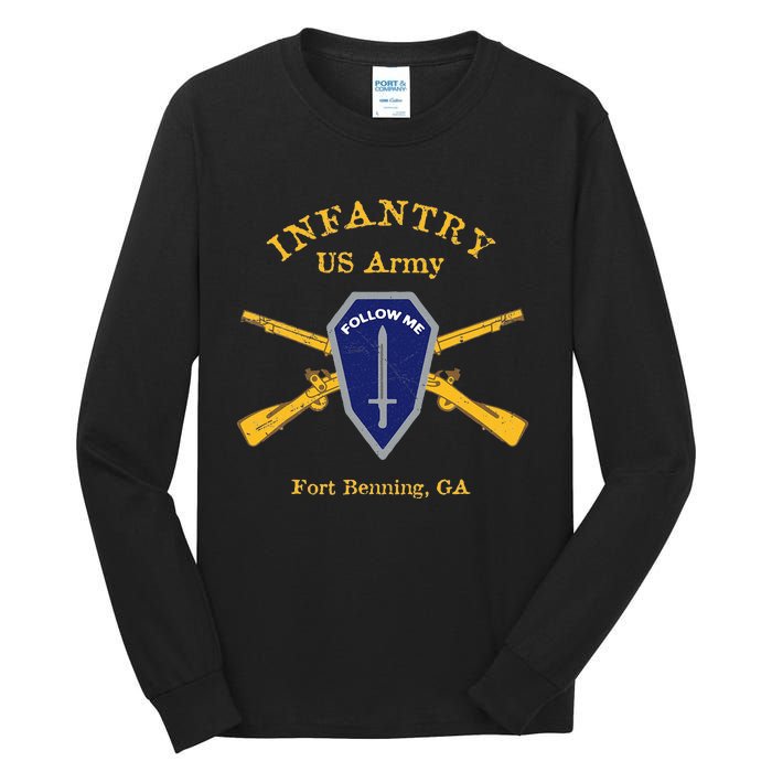 Army Infantry Fort Benning GA Tall Long Sleeve T-Shirt