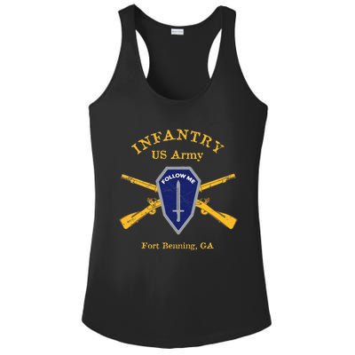 Army Infantry Fort Benning GA Ladies PosiCharge Competitor Racerback Tank