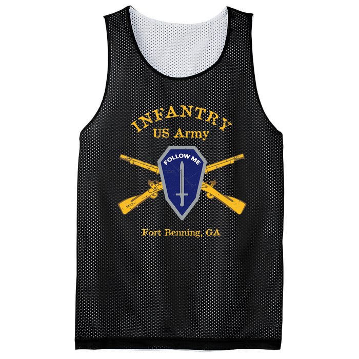 Army Infantry Fort Benning GA Mesh Reversible Basketball Jersey Tank