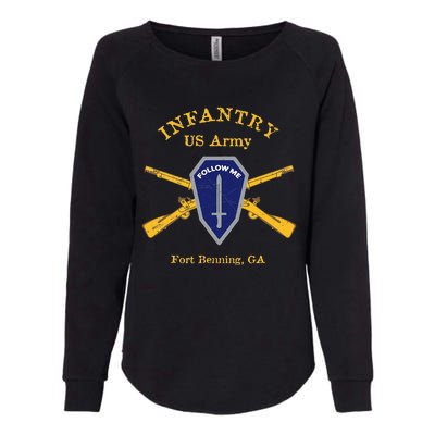 Army Infantry Fort Benning GA Womens California Wash Sweatshirt