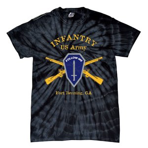 Army Infantry Fort Benning GA Tie-Dye T-Shirt