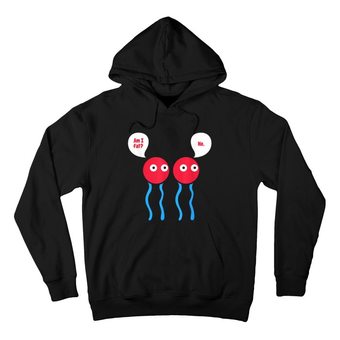 Am I Fat? Funny Lipid Cell Biology Science Pun Hoodie