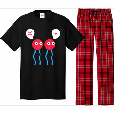 Am I Fat? Funny Lipid Cell Biology Science Pun Pajama Set