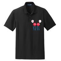 Am I Fat? Funny Lipid Cell Biology Science Pun Dry Zone Grid Polo