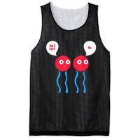 Am I Fat? Funny Lipid Cell Biology Science Pun Mesh Reversible Basketball Jersey Tank