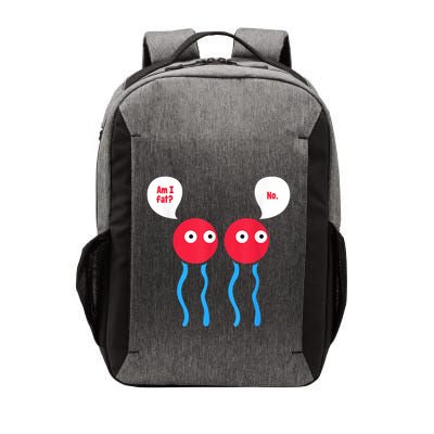 Am I Fat? Funny Lipid Cell Biology Science Pun Vector Backpack