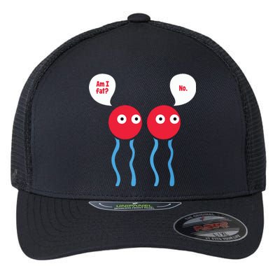 Am I Fat Funny Lipid Cell Biology Science Pun Flexfit Unipanel Trucker Cap