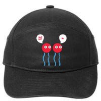 Am I Fat Funny Lipid Cell Biology Science Pun 7-Panel Snapback Hat