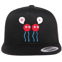 Am I Fat Funny Lipid Cell Biology Science Pun Flat Bill Trucker Hat