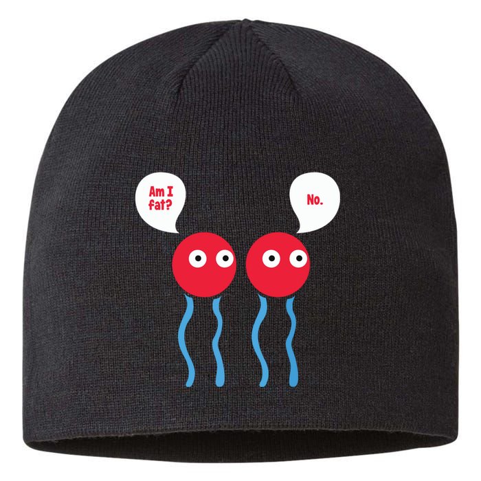 Am I Fat Funny Lipid Cell Biology Science Pun Sustainable Beanie