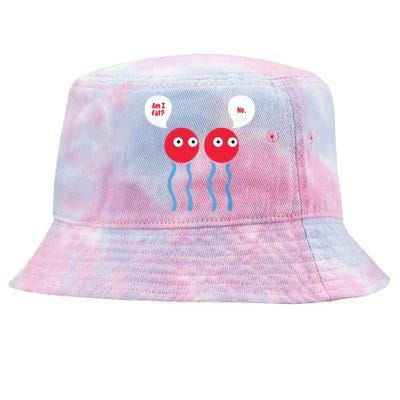 Am I Fat Funny Lipid Cell Biology Science Pun Tie-Dyed Bucket Hat