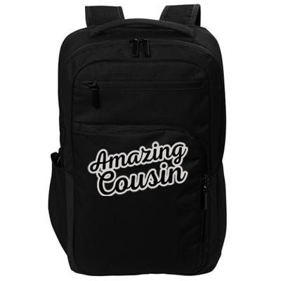 A Is For Amazing Amazing Cousin Impact Tech Backpack