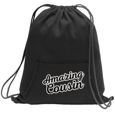 A Is For Amazing Amazing Cousin Sweatshirt Cinch Pack Bag