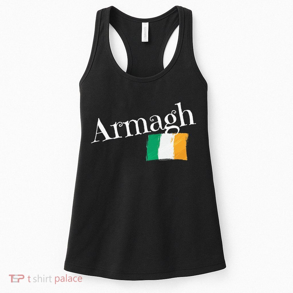 Armagh Ireland Flag Irish City Saint Patrick's Day Womens Tank Top