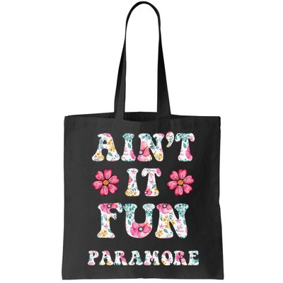 Aint It Fun Paramor.E Floral Music Concert Vintage Bag