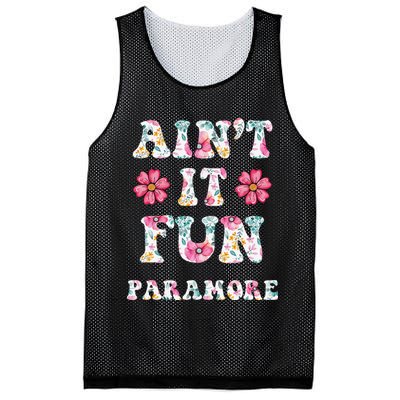 Aint It Fun Paramor.E Floral Music Concert Vintage Mesh Reversible Basketball Jersey Tank