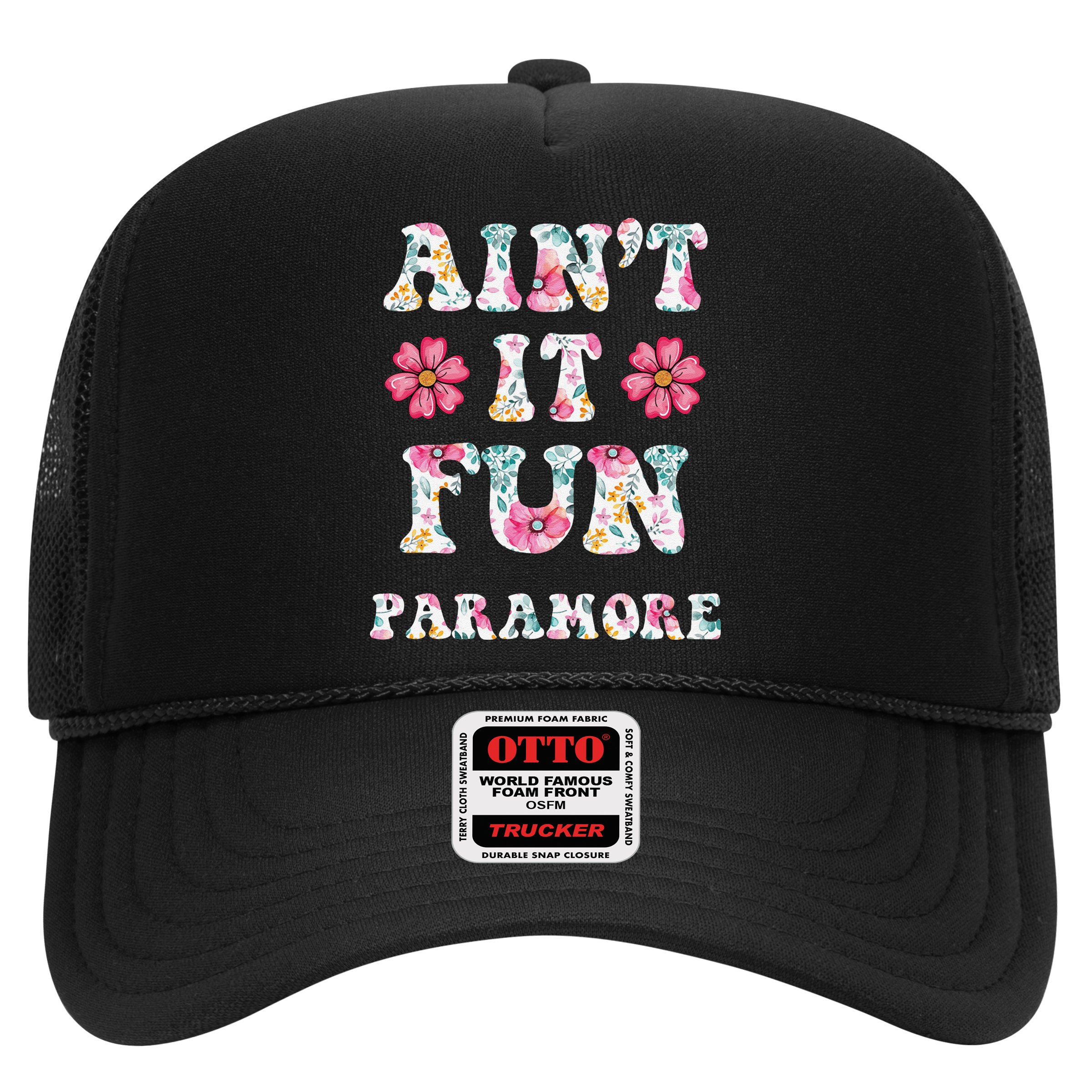 Aint It Fun Paramor.E Floral Music Concert Vintage Hat