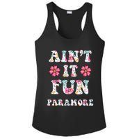 Aint It Fun P.A.R.A.M.O.R.E Floral Music Concert Ladies PosiCharge Competitor Racerback Tank