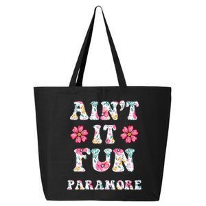 Aint It Fun P.A.R.A.M.O.R.E Floral Music Concert 25L Jumbo Tote