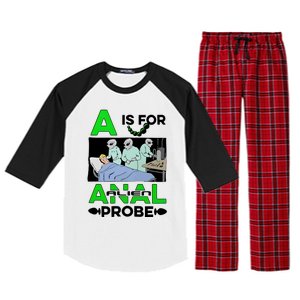 A Is For Anal Alien Probe Raglan Sleeve Pajama Set