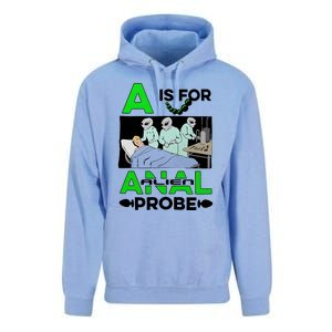 A Is For Anal Alien Probe Unisex Surf Hoodie