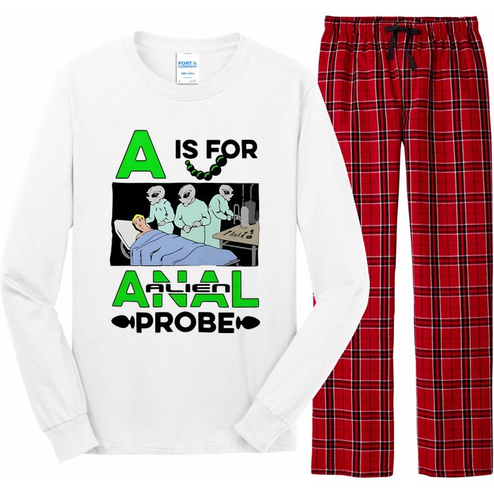 A Is For Anal Alien Probe Long Sleeve Pajama Set