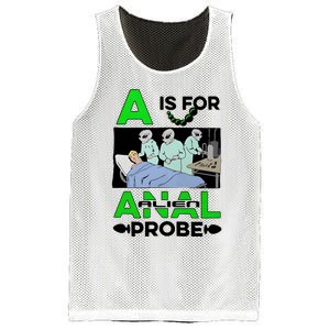 A Is For Anal Alien Probe Mesh Reversible Basketball Jersey Tank