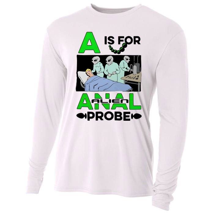 A Is For Anal Alien Probe Cooling Performance Long Sleeve Crew