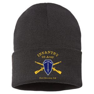 Army Infantry Fort Benning GA Sustainable Knit Beanie