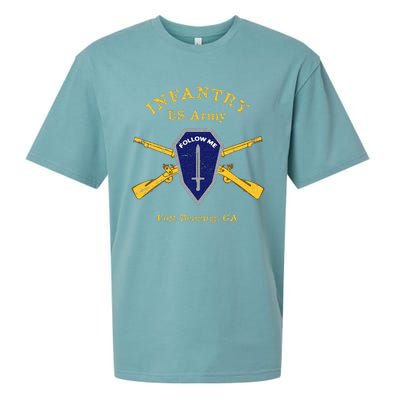 Army Infantry Fort Benning GA Sueded Cloud Jersey T-Shirt