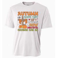 Autumn Is GodS Way Of Showing Us How Beautiful Change Can Be Cooling Performance Crew T-Shirt