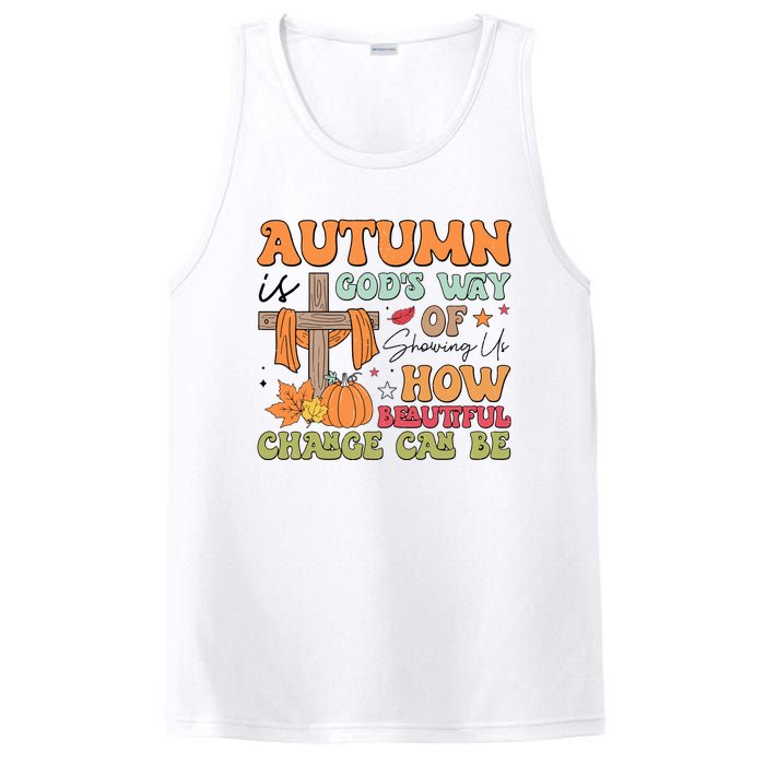 Autumn Is GodS Way Of Showing Us How Beautiful Change Can Be PosiCharge Competitor Tank