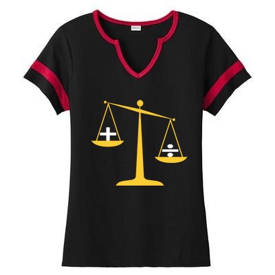 Addition Is Greater Than Division Great Gift Social Justice Gift Ladies Halftime Notch Neck Tee