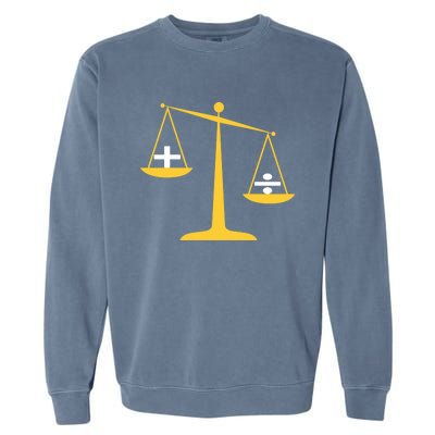 Addition Is Greater Than Division Great Gift Social Justice Gift Garment-Dyed Sweatshirt