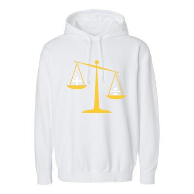 Addition Is Greater Than Division Great Gift Social Justice Gift Garment-Dyed Fleece Hoodie