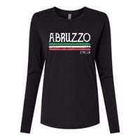 Abruzzo Italia Gift Italian Souvenir Italy Womens Cotton Relaxed Long Sleeve T-Shirt