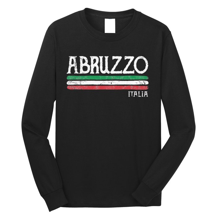 Abruzzo Italia Gift Italian Souvenir Italy Long Sleeve Shirt