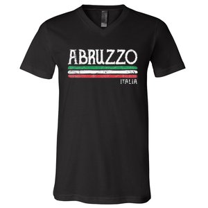 Abruzzo Italia Gift Italian Souvenir Italy V-Neck T-Shirt