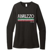 Abruzzo Italia Gift Italian Souvenir Italy Womens CVC Long Sleeve Shirt