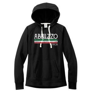 Abruzzo Italia Gift Italian Souvenir Italy Women's Fleece Hoodie