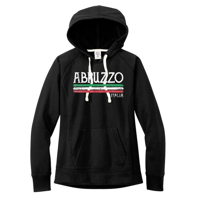 Abruzzo Italia Gift Italian Souvenir Italy Women's Fleece Hoodie