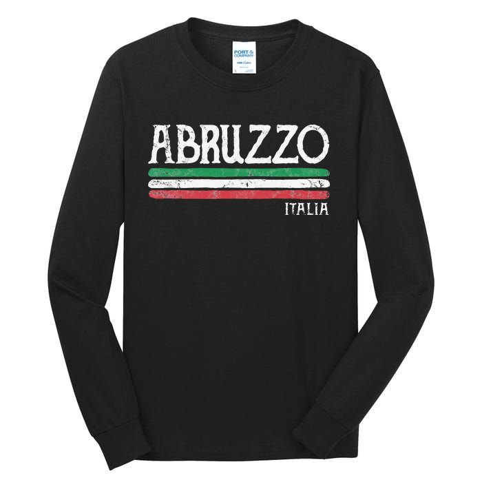 Abruzzo Italia Gift Italian Souvenir Italy Tall Long Sleeve T-Shirt