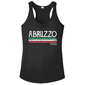 Abruzzo Italia Gift Italian Souvenir Italy Ladies PosiCharge Competitor Racerback Tank