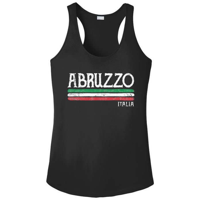 Abruzzo Italia Gift Italian Souvenir Italy Ladies PosiCharge Competitor Racerback Tank