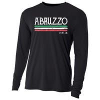 Abruzzo Italia Gift Italian Souvenir Italy Cooling Performance Long Sleeve Crew