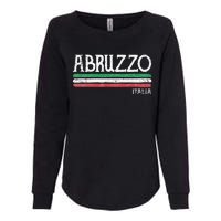 Abruzzo Italia Gift Italian Souvenir Italy Womens California Wash Sweatshirt